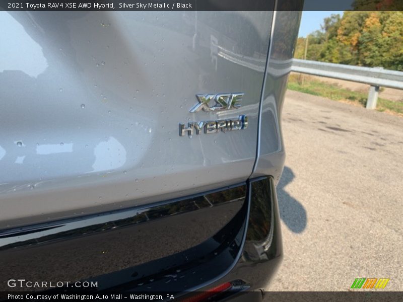 Silver Sky Metallic / Black 2021 Toyota RAV4 XSE AWD Hybrid