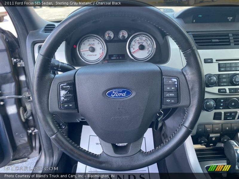 Sterling Gray Metallic / Charcoal Black 2011 Ford Focus SES Sedan