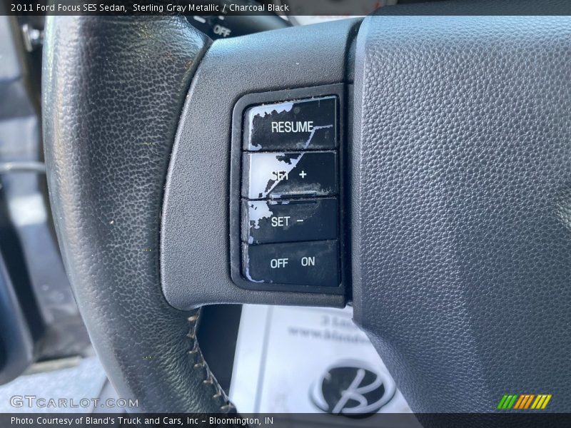 Sterling Gray Metallic / Charcoal Black 2011 Ford Focus SES Sedan