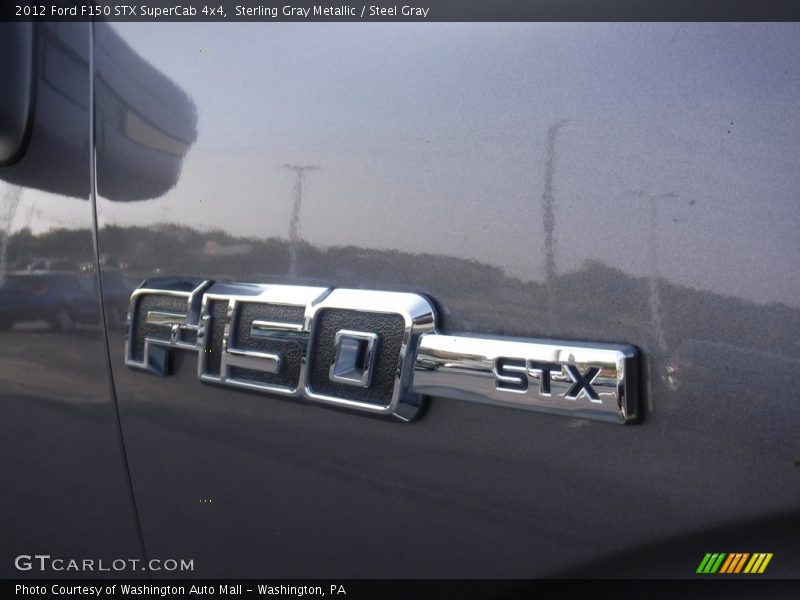 Sterling Gray Metallic / Steel Gray 2012 Ford F150 STX SuperCab 4x4