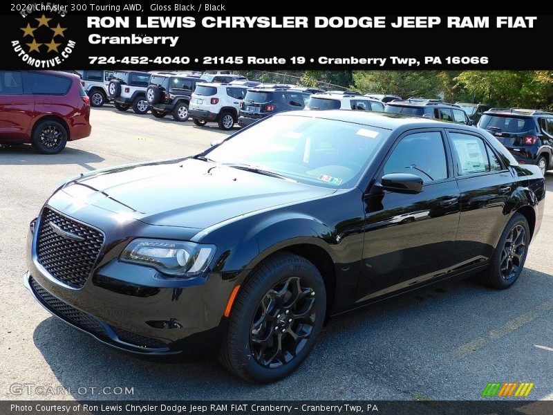 Gloss Black / Black 2020 Chrysler 300 Touring AWD