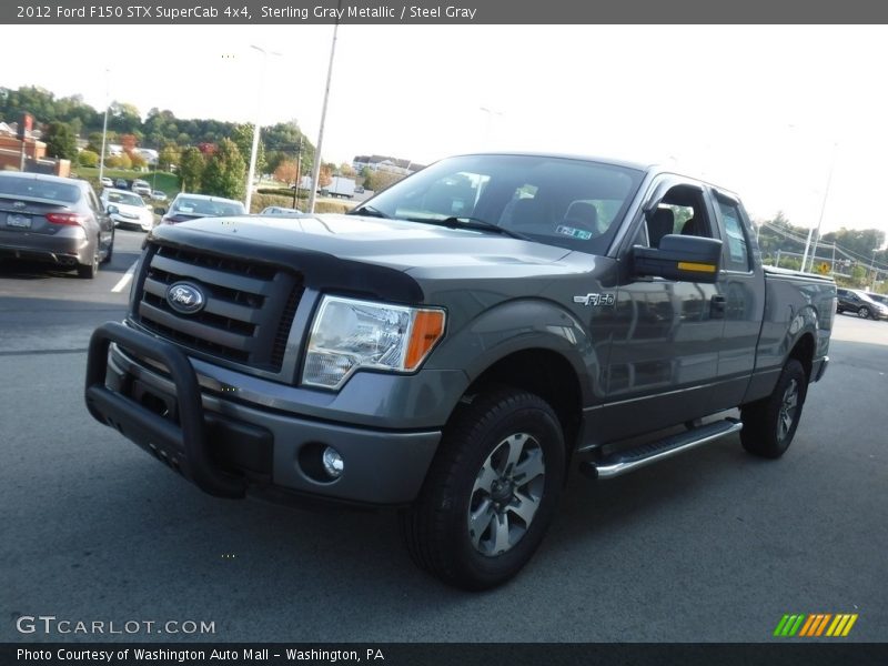Sterling Gray Metallic / Steel Gray 2012 Ford F150 STX SuperCab 4x4