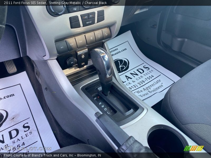 Sterling Gray Metallic / Charcoal Black 2011 Ford Focus SES Sedan