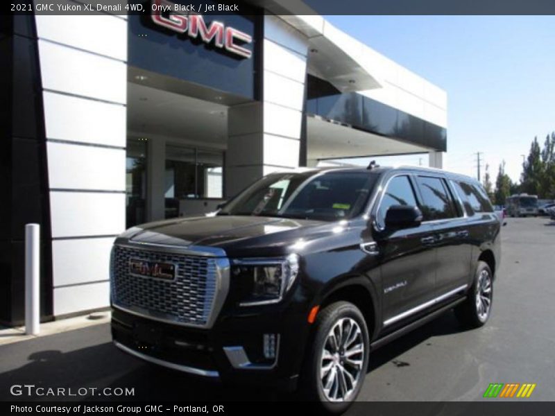 Onyx Black / Jet Black 2021 GMC Yukon XL Denali 4WD