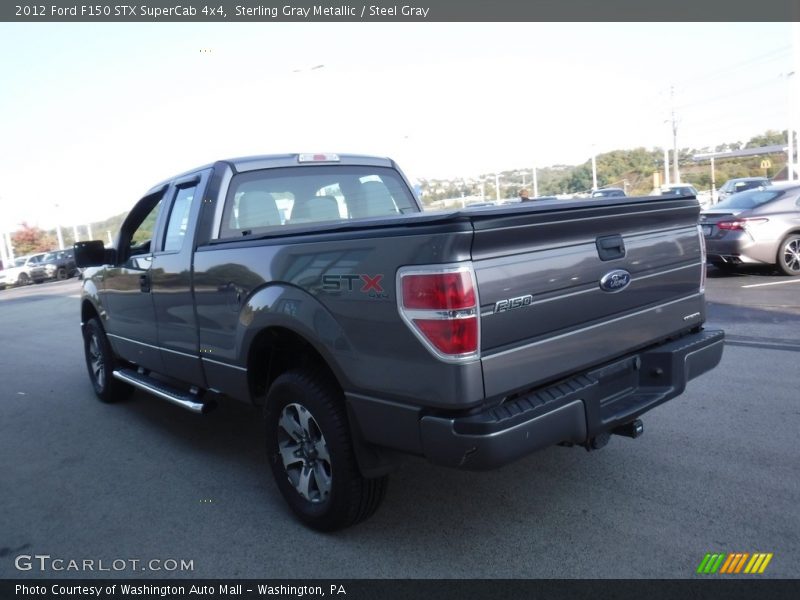 Sterling Gray Metallic / Steel Gray 2012 Ford F150 STX SuperCab 4x4