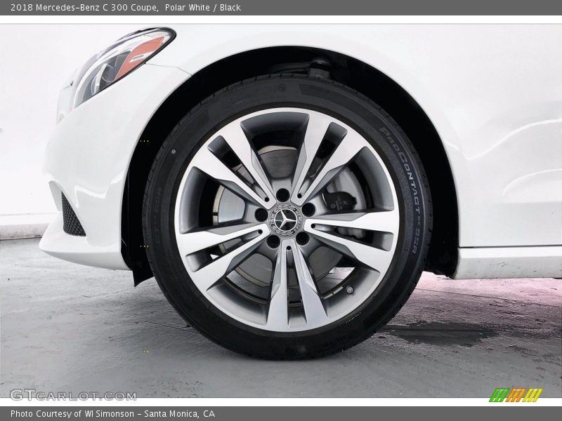 Polar White / Black 2018 Mercedes-Benz C 300 Coupe