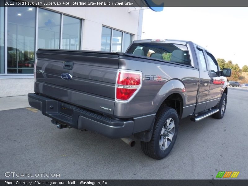 Sterling Gray Metallic / Steel Gray 2012 Ford F150 STX SuperCab 4x4