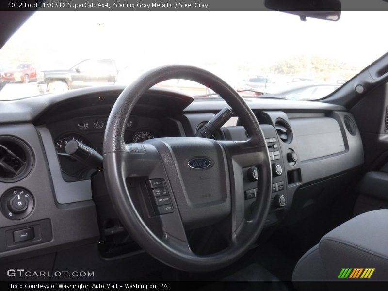 Sterling Gray Metallic / Steel Gray 2012 Ford F150 STX SuperCab 4x4