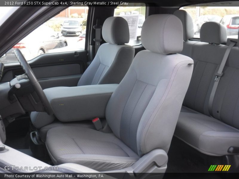Sterling Gray Metallic / Steel Gray 2012 Ford F150 STX SuperCab 4x4