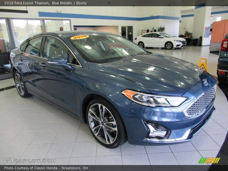 Blue Metallic / Ebony 2019 Ford Fusion Titanium