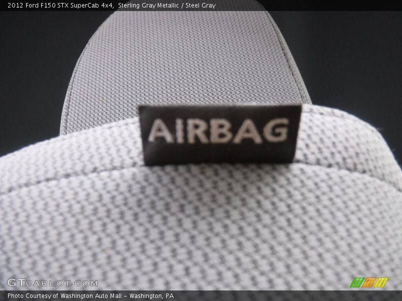 Sterling Gray Metallic / Steel Gray 2012 Ford F150 STX SuperCab 4x4