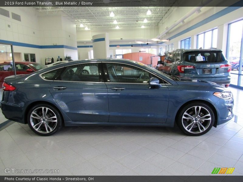 Blue Metallic / Ebony 2019 Ford Fusion Titanium