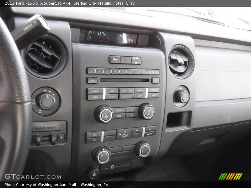 Sterling Gray Metallic / Steel Gray 2012 Ford F150 STX SuperCab 4x4