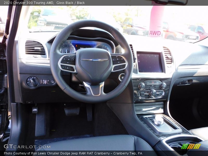 Gloss Black / Black 2020 Chrysler 300 Touring AWD
