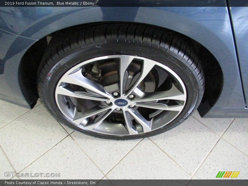 Blue Metallic / Ebony 2019 Ford Fusion Titanium