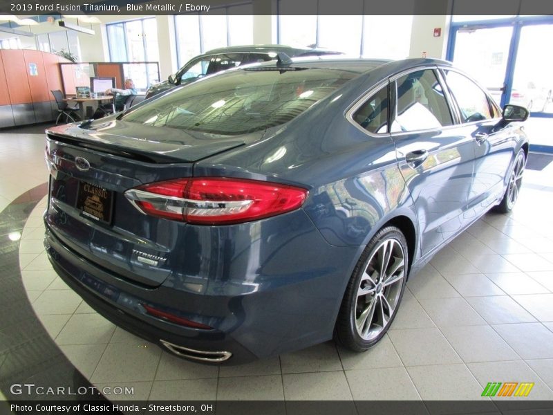 Blue Metallic / Ebony 2019 Ford Fusion Titanium
