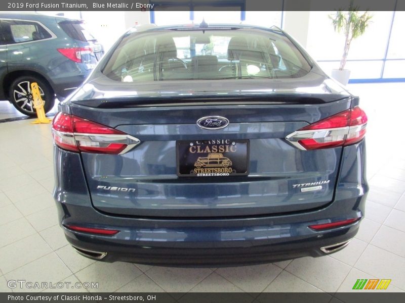 Blue Metallic / Ebony 2019 Ford Fusion Titanium