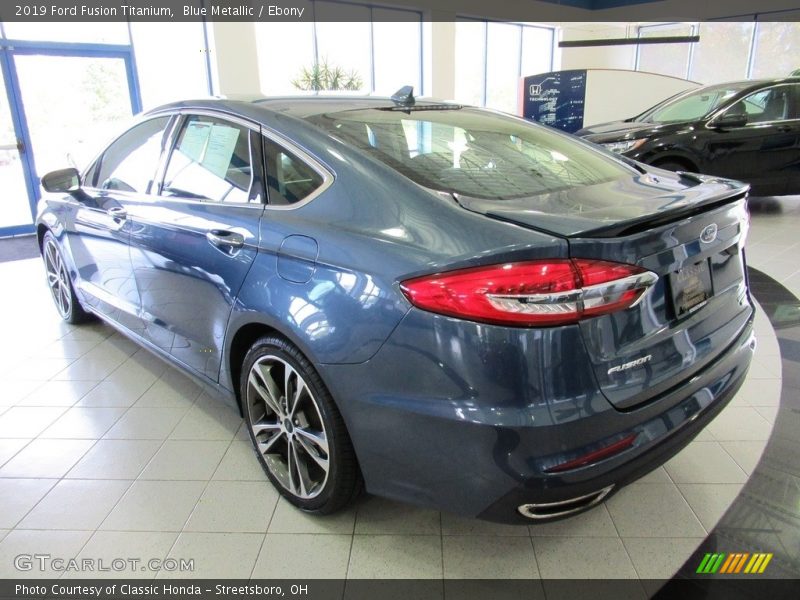 Blue Metallic / Ebony 2019 Ford Fusion Titanium