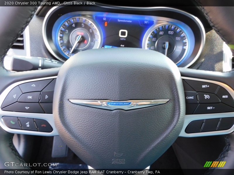 Gloss Black / Black 2020 Chrysler 300 Touring AWD