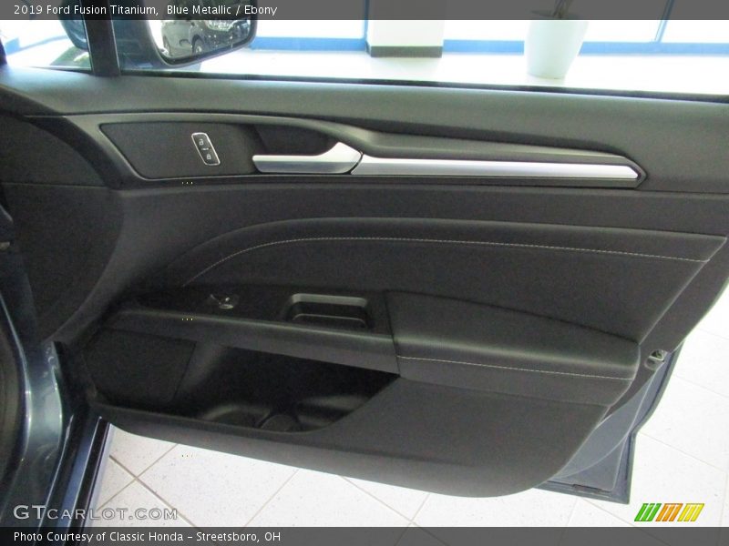 Blue Metallic / Ebony 2019 Ford Fusion Titanium