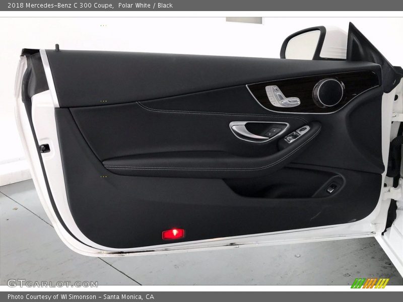 Polar White / Black 2018 Mercedes-Benz C 300 Coupe