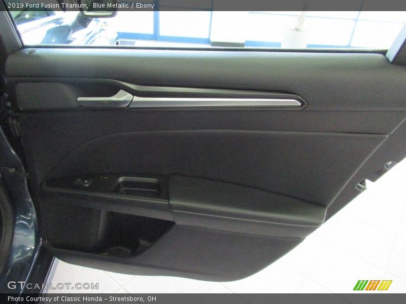Blue Metallic / Ebony 2019 Ford Fusion Titanium