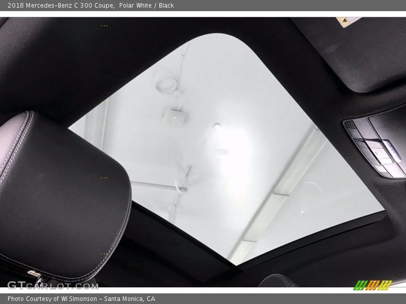 Polar White / Black 2018 Mercedes-Benz C 300 Coupe