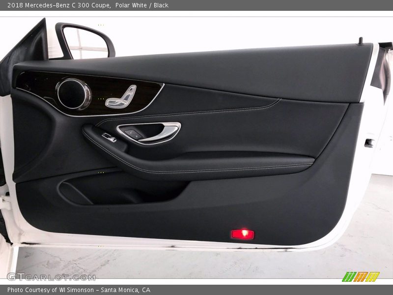 Polar White / Black 2018 Mercedes-Benz C 300 Coupe