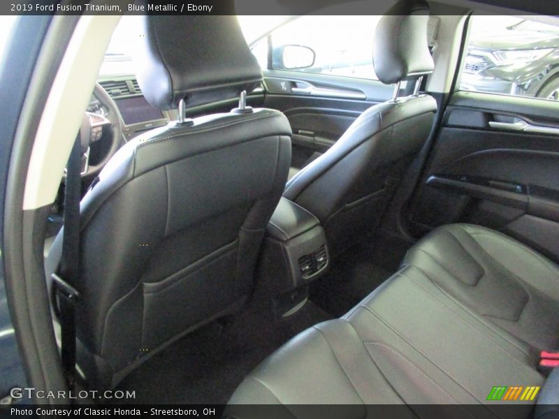 Blue Metallic / Ebony 2019 Ford Fusion Titanium