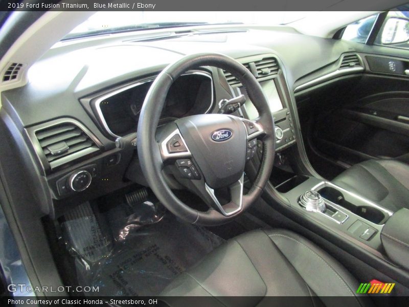 Blue Metallic / Ebony 2019 Ford Fusion Titanium