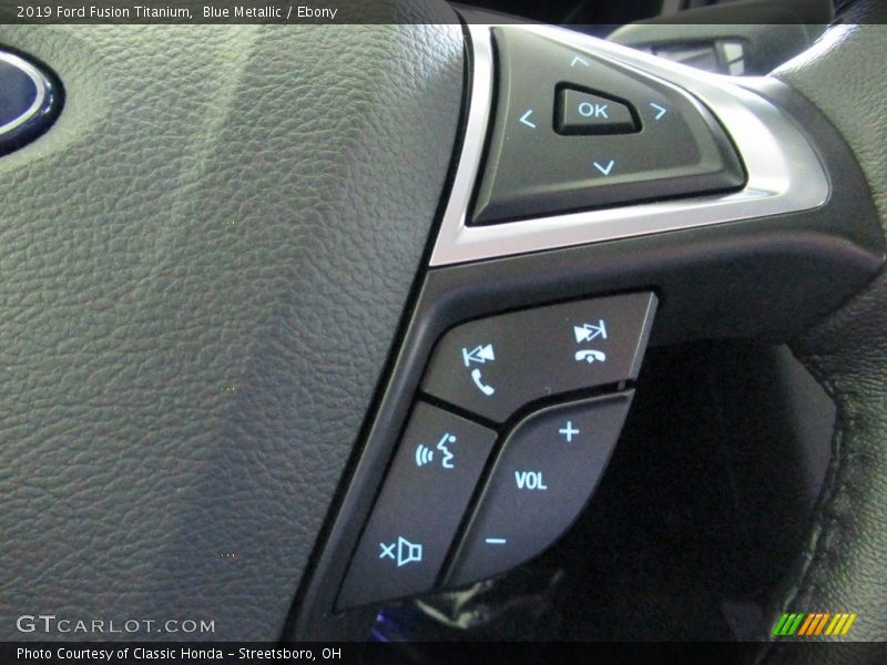 Blue Metallic / Ebony 2019 Ford Fusion Titanium