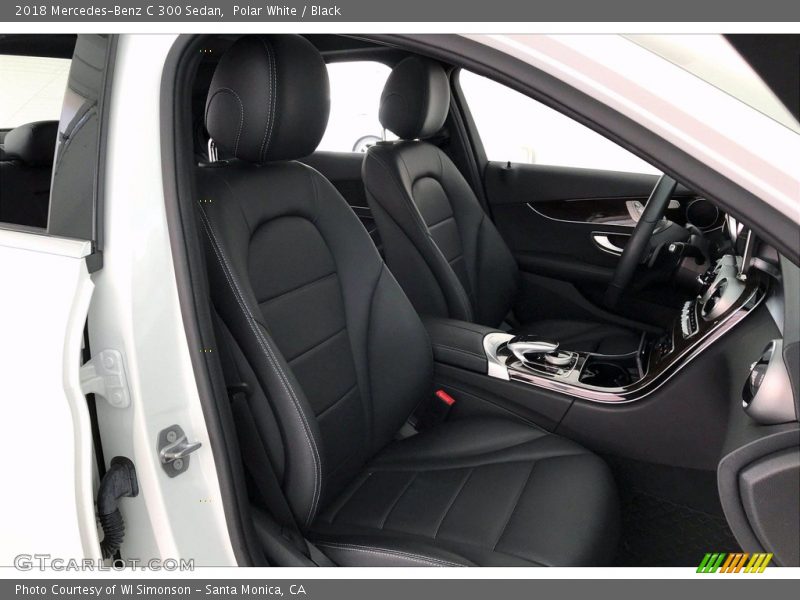 Polar White / Black 2018 Mercedes-Benz C 300 Sedan