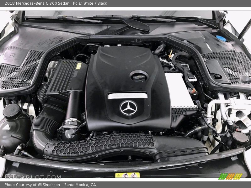 Polar White / Black 2018 Mercedes-Benz C 300 Sedan