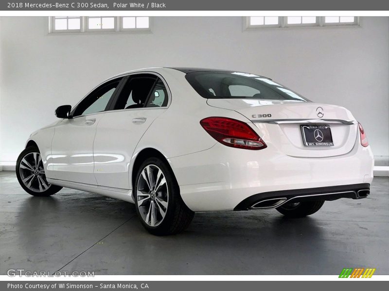 Polar White / Black 2018 Mercedes-Benz C 300 Sedan