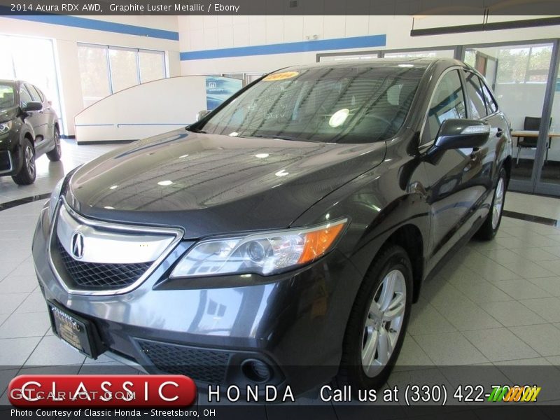 Graphite Luster Metallic / Ebony 2014 Acura RDX AWD