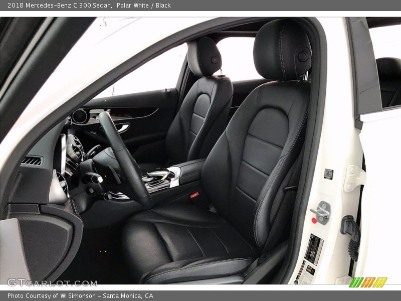 Polar White / Black 2018 Mercedes-Benz C 300 Sedan