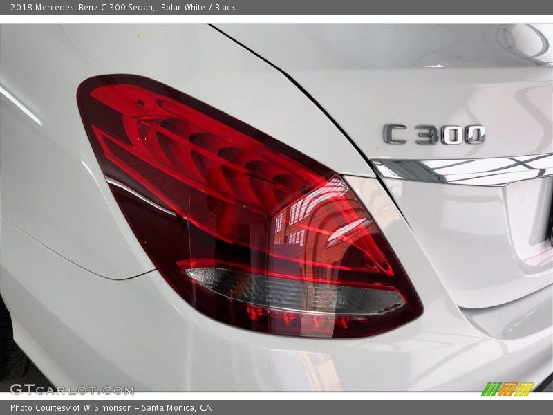 Polar White / Black 2018 Mercedes-Benz C 300 Sedan
