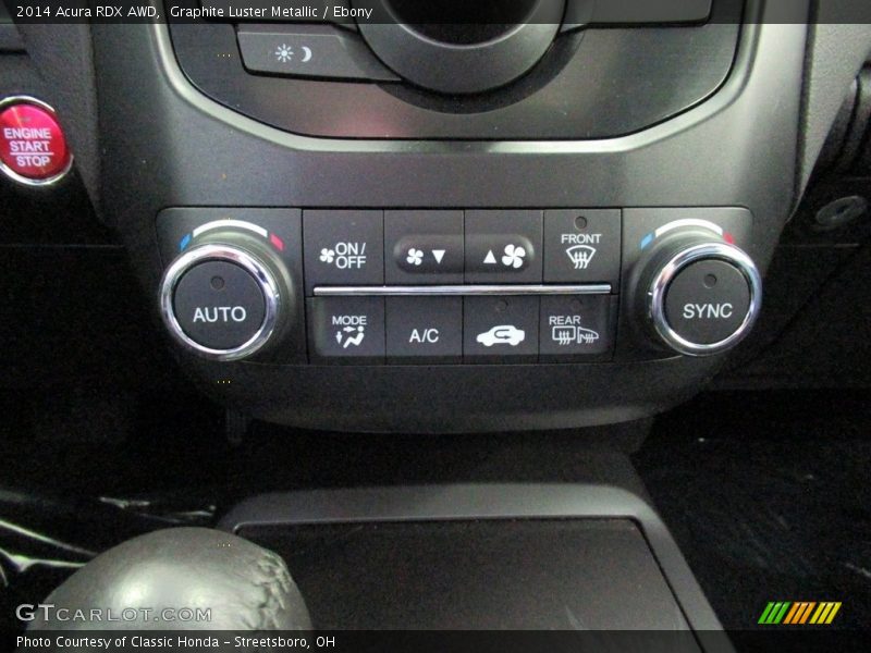 Controls of 2014 RDX AWD