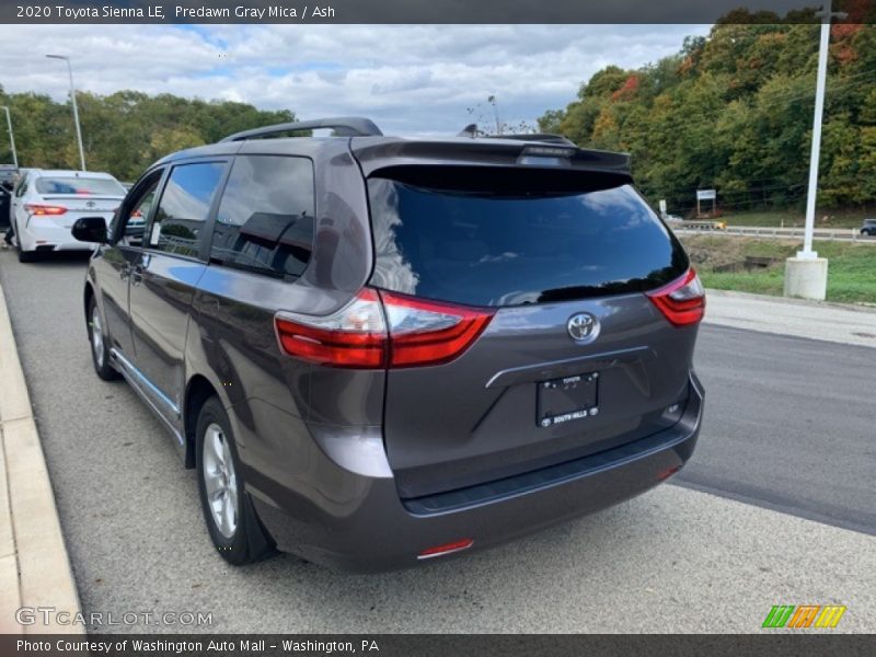 Predawn Gray Mica / Ash 2020 Toyota Sienna LE