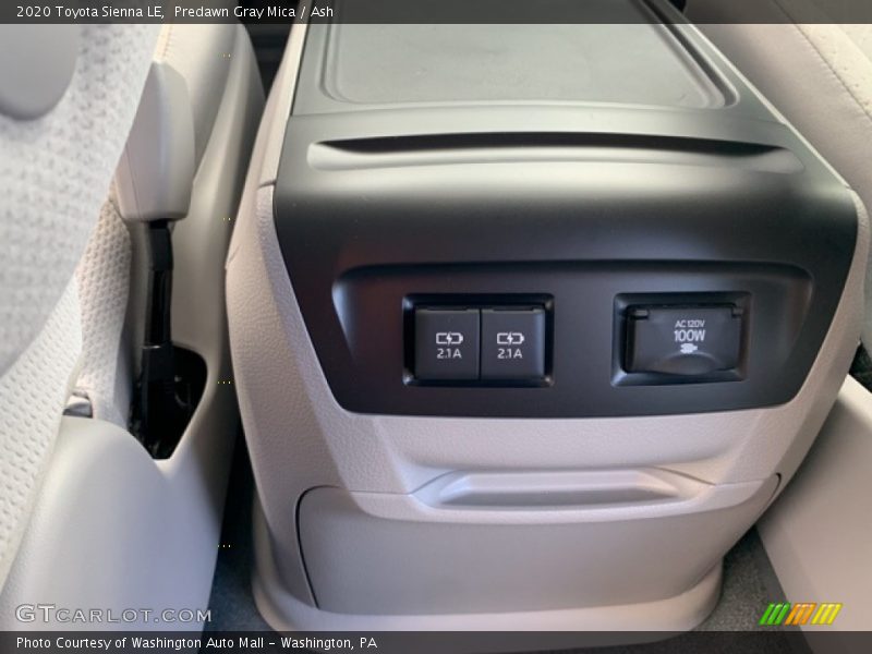 Predawn Gray Mica / Ash 2020 Toyota Sienna LE
