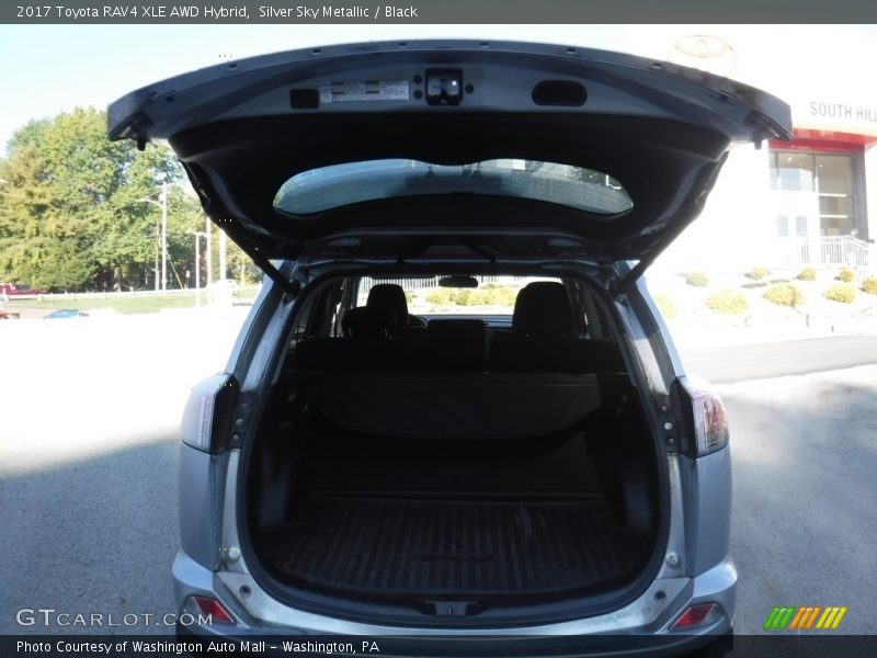 Silver Sky Metallic / Black 2017 Toyota RAV4 XLE AWD Hybrid