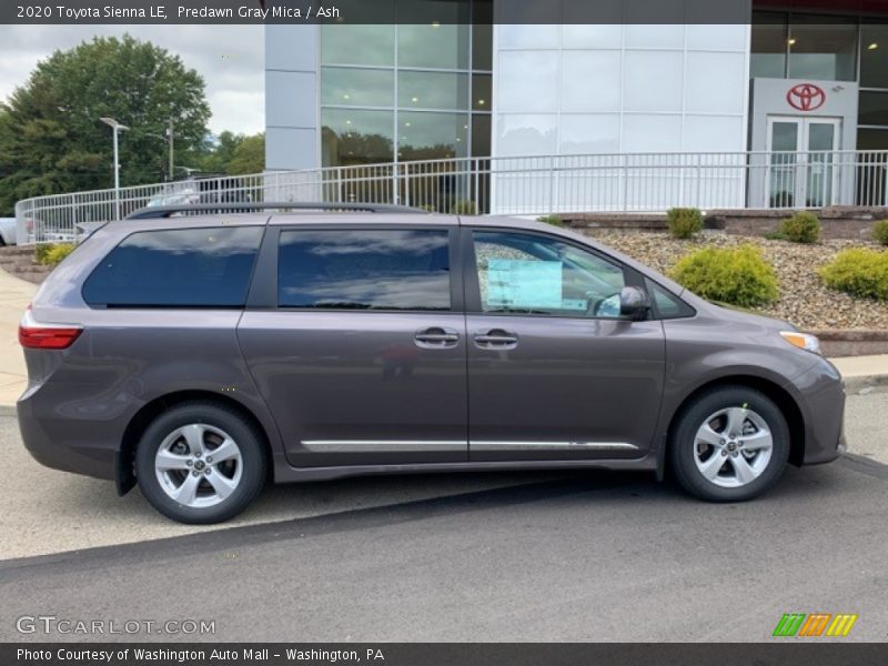 Predawn Gray Mica / Ash 2020 Toyota Sienna LE