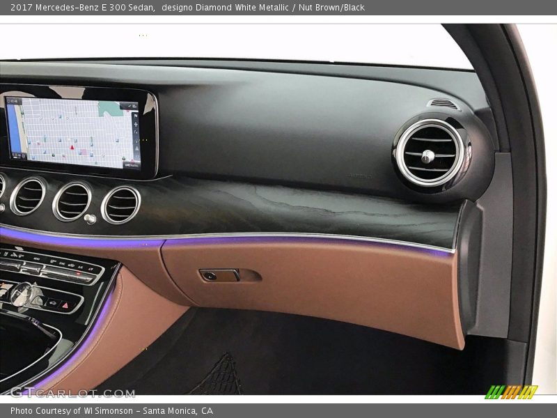 designo Diamond White Metallic / Nut Brown/Black 2017 Mercedes-Benz E 300 Sedan