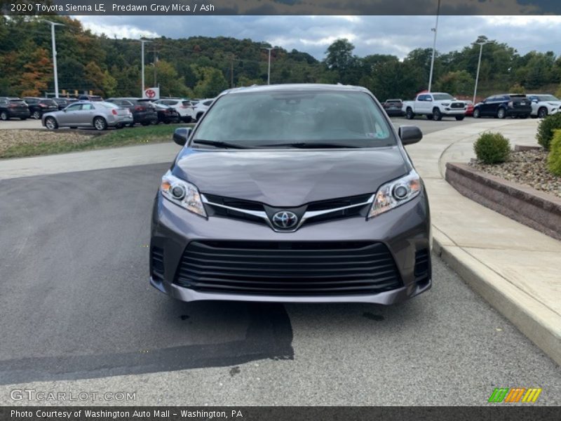 Predawn Gray Mica / Ash 2020 Toyota Sienna LE