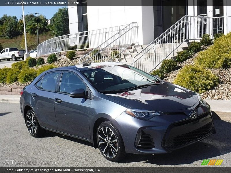 Slate Metallic / Black 2017 Toyota Corolla L