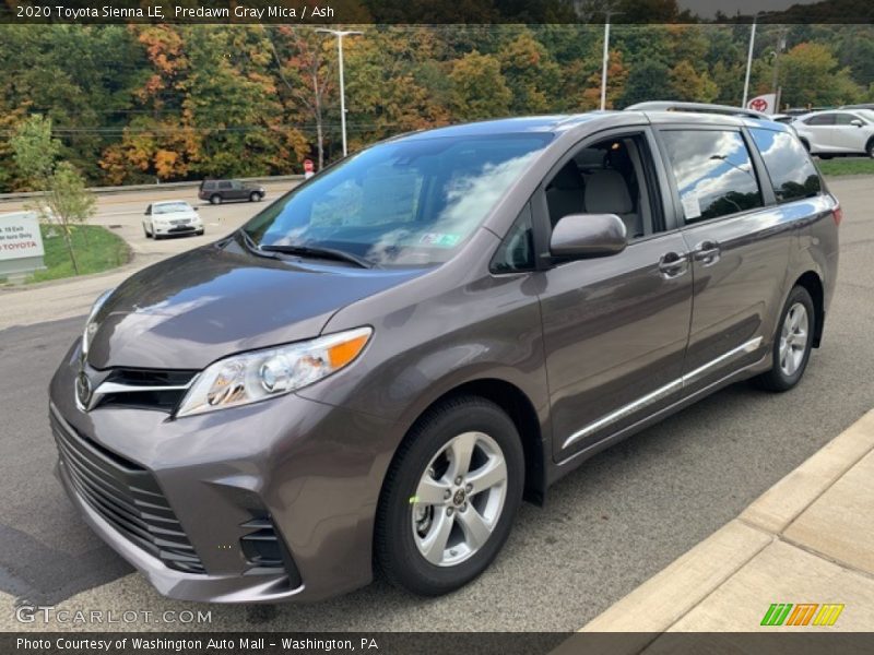 Predawn Gray Mica / Ash 2020 Toyota Sienna LE