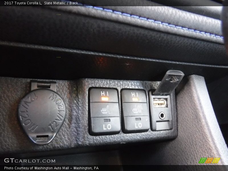 Slate Metallic / Black 2017 Toyota Corolla L