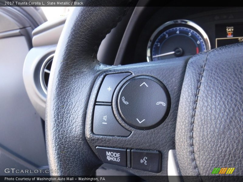 Slate Metallic / Black 2017 Toyota Corolla L
