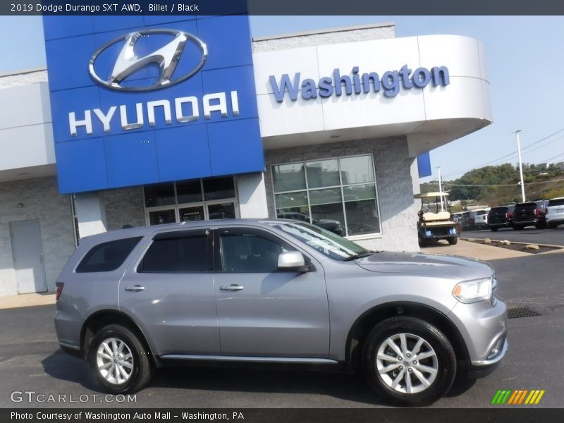 Billet / Black 2019 Dodge Durango SXT AWD