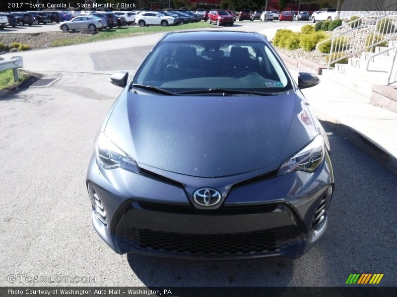 Slate Metallic / Black 2017 Toyota Corolla L